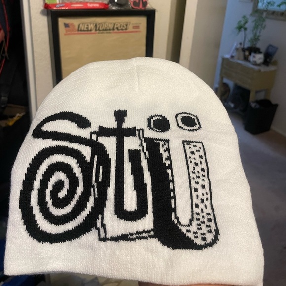 Y2k Stussy Style Beanie Outdoors Streetwear - Picture 1 of 4